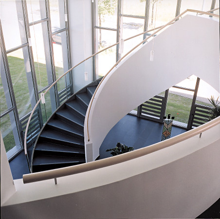 Blick auf das Treppenhaus Kreishandwerkerschaft Bochum